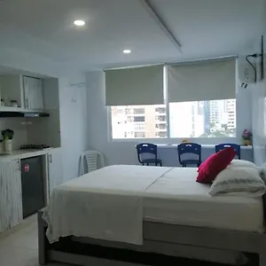  Apartamento Estudio Tipo Loft Amoblado En Bocagrande 801a